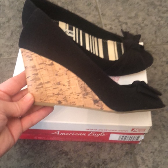 Cute Cork Wedge shoes - Picture 3 of 3